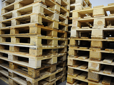 Stack of wooden pallets available for sale in Macon Georgia